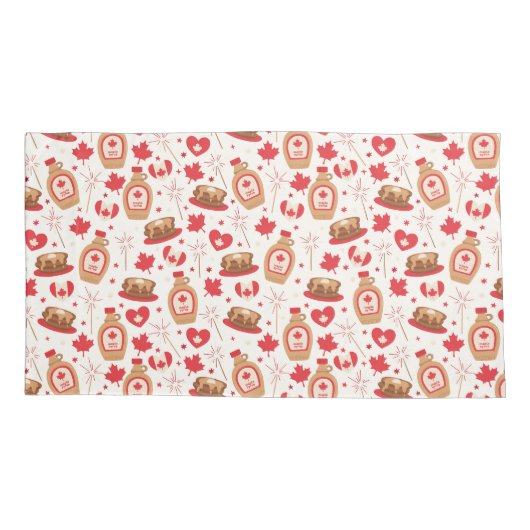 Canada Day Party Kussenslopen (Achterkant-Links)