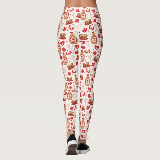Canada Day Party Leggings (Achterkant)