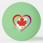 Canada Day Ping Pong Balls Pingpongbal (Achterkant)