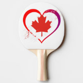 Canada Day Ping Pong Paddle Tafeltennisbatje (Achterkant)