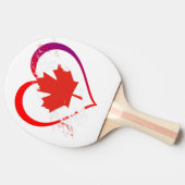 Canada Day Ping Pong Paddle Tafeltennisbatje (Zijkant)