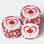 Canada Day Poker Chips (Opstapeling)