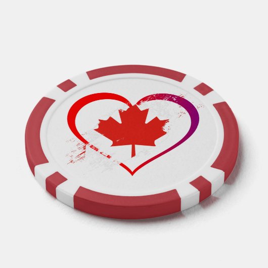Canada Day Poker Chips (Enkel)