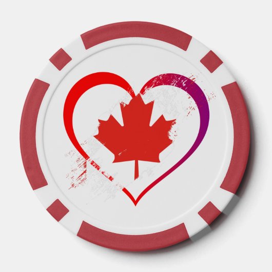 Canada Day Poker Chips (Achterkant)