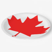 Canada Day Pride set met acht papieren borden Bordje (Gekanteld)