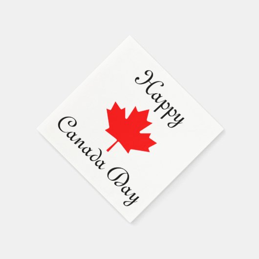 Canada Day Pride set van 50 Napkins Servetten (Hoek)