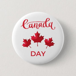 Canada Day Ronde Button 5,7 Cm