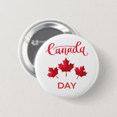 Canada Day Ronde Button 5,7 Cm (Voorkant /achterkant)