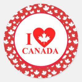 Canada Day Ronde Sticker