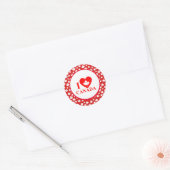 Canada Day Ronde Sticker (Envelop)