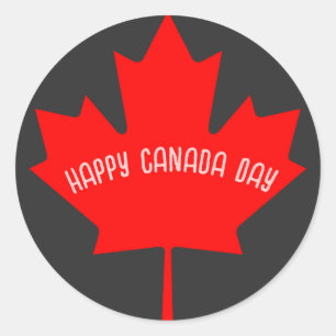 Canada Day Ronde Sticker