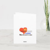 Canada Day Smiling Maple Leaf Kaart (Achterkant)