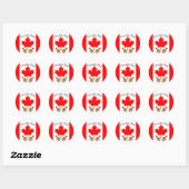 Canada Day Stickers - Flag en Maple Syrup (Vel)