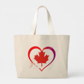 Canada Day-tas #2 Grote Tote Bag (Achterkant)