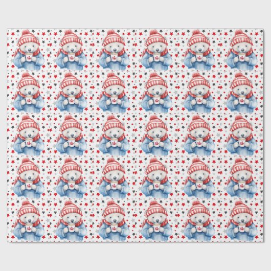 Canada Day thema inpakpapier (Vlak)