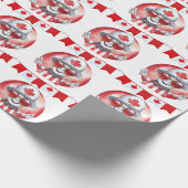 Canada Day thema inpakpapier (Hoek)