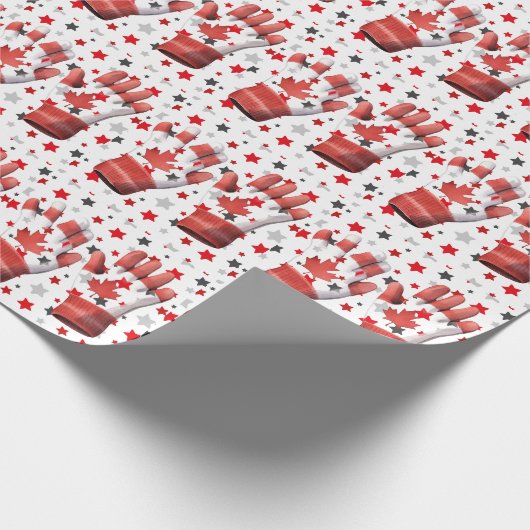 Canada Day thema inpakpapier (Hoek)