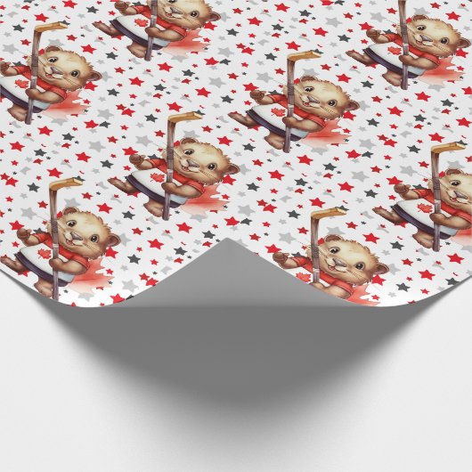 Canada Day thema inpakpapier (Hoek)