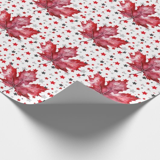 Canada Day thema inpakpapier (Hoek)