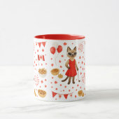 Canada Day thema voor golfers die van katten houde Mok (Midden)