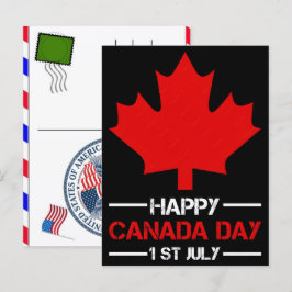Canada Day & USA Onafhankelijkheidsdag 2026 Vierin Feestdagenkaart