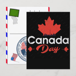 Canada Day & USA Onafhankelijkheidsdag 2026 Vierin Feestdagenkaart