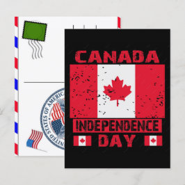 Canada Day & USA Onafhankelijkheidsdag 2026 Vierin Feestdagenkaart