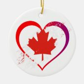 Canada Day-versiering Keramisch Ornament (Voorkant)