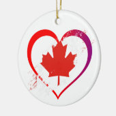 Canada Day-versiering Keramisch Ornament (Links)