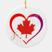 Canada Day-versiering Keramisch Ornament (Achterkant)