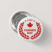 Canada Day-viering – Canadese 1 juli-feest Ronde Button 3,2 Cm (Voorkant /achterkant)