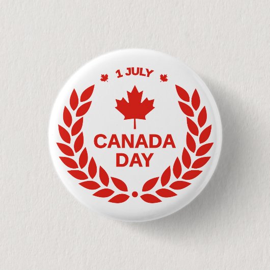 Canada Day-viering – Canadese 1 juli-feest Ronde Button 3,2 Cm (Voorkant)