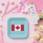 Canada Day viering feestbord Papieren Bordje (Feest)