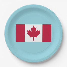 Canada Day vieringsfeestbord Papieren Bordje