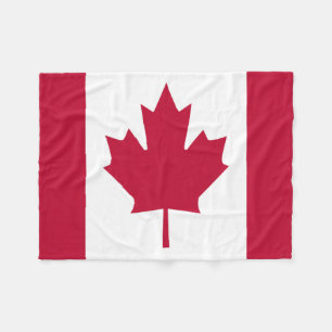 Canada Day vlag Throw Fleece Blanket Deken
