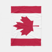 Canada Day vlag Throw Fleece Blanket Deken (Voorkant)