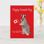 Canada Day Wenskaart Kaart (Gele Bloem)