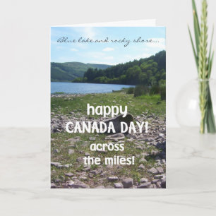 Canada Day Wenskaart, over de hele Miles Kaart