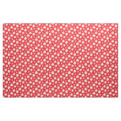 Canada Day White Maple Leaf Pattern op Red Stof (Yard (91,4 cm))