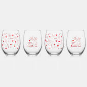 Canada Day Wijnglas Zonder Voet (Achterkant)