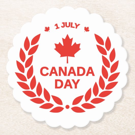 Canada Day Wreated Onderzetters (Voorkant)