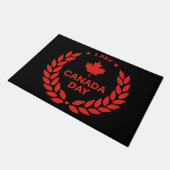 Canada Day Wreath Doormat Deurmat (Schuin)