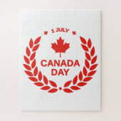 Canada Day Wreath Jigzaag Puzzle Legpuzzel (Verticaal)