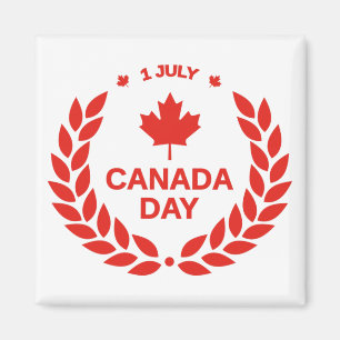 Canada Day Wreath Magnet