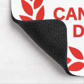 Canada Day Wreath Mousepad Muismat (Hoek)