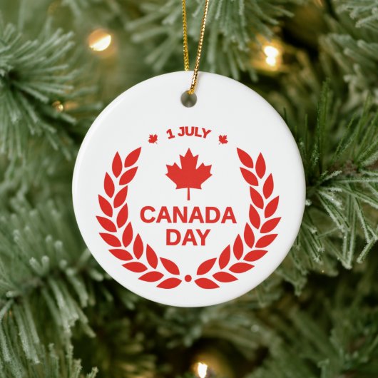 Canada Day Wreath Ornament (Boom)