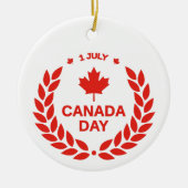 Canada Day Wreath Ornament (Voorkant)