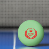 Canada Day Wreath Ping Pong Balls Pingpongbal (Net)