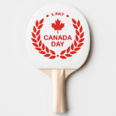 Canada Day Wreath Ping Pong Paddle Tafeltennisbatje (Voorkant)