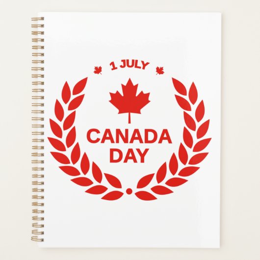 Canada Day Wreath Planner (Voorkant)